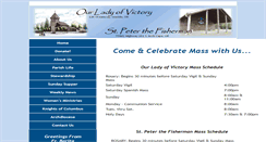 Desktop Screenshot of ourladyofvictoryseaside.org